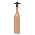 14.5" Chateau Wine Bottle Natural Pepper Mill